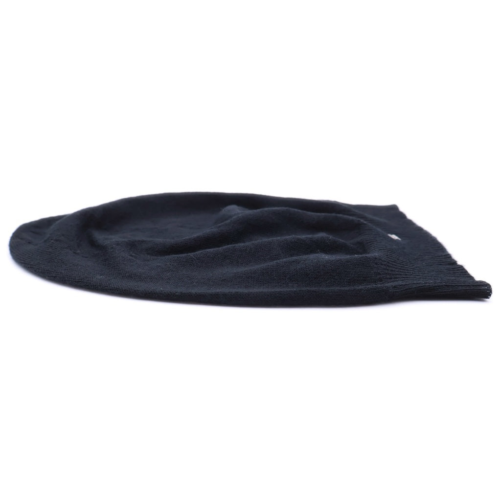 SAINT LAURENT PARIS(サンローランパリ) カシミア ニット帽 ビーニー ブラック 777171 3Y201 レディース