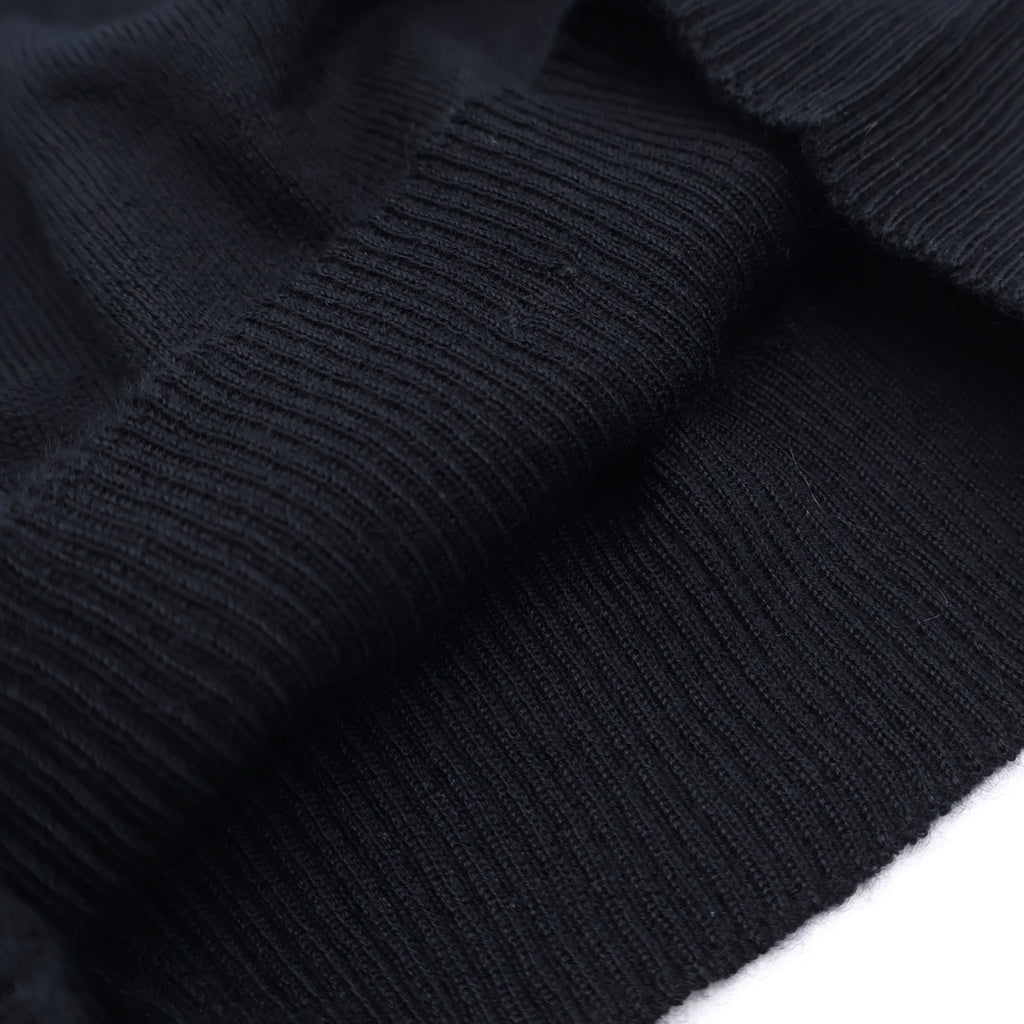 SAINT LAURENT PARIS(サンローランパリ) カシミア ニット帽 ビーニー ブラック 777171 3Y201 レディース