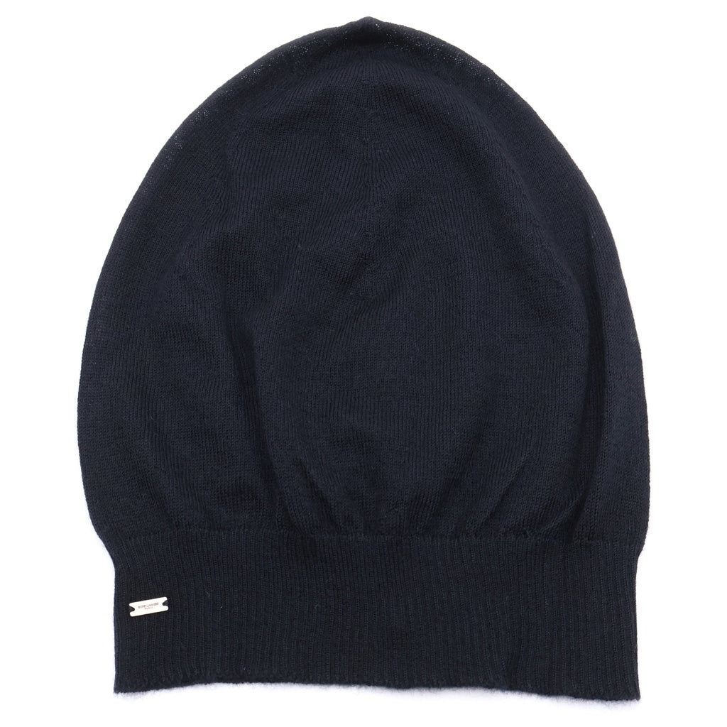 SAINT LAURENT PARIS(サンローランパリ) カシミア ニット帽 ビーニー ブラック 777171 3Y201