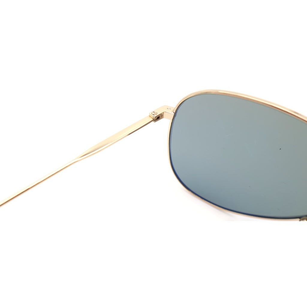 SAINT LAURENT PARIS(サンローランパリ) CLASSIC 11 M アイコニックパイロット アビエイターモデル サングラス アイウェア 眼鏡 グリーン/ゴールド