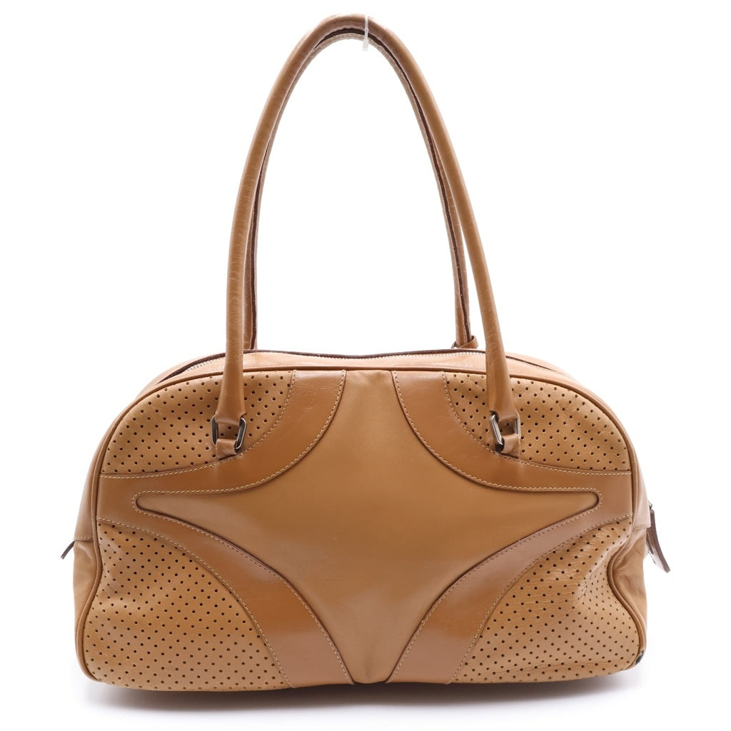 PRADA 00ss archive ハンドバッグ PRADA(プラダ) 00SS ARCHIVE LETHER PUNCHING HANDBAG レザー