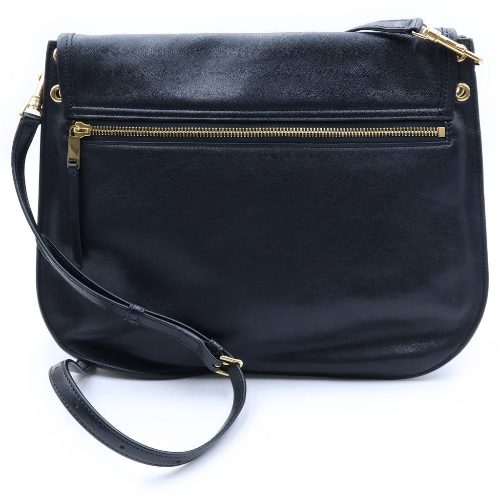 CELINE(セリーヌ) Soht Triomphe Besace Short Bag ブザス ソフト トリオンフ サブル シャイニー ラムスキン ショートバック ブラック CU-4295