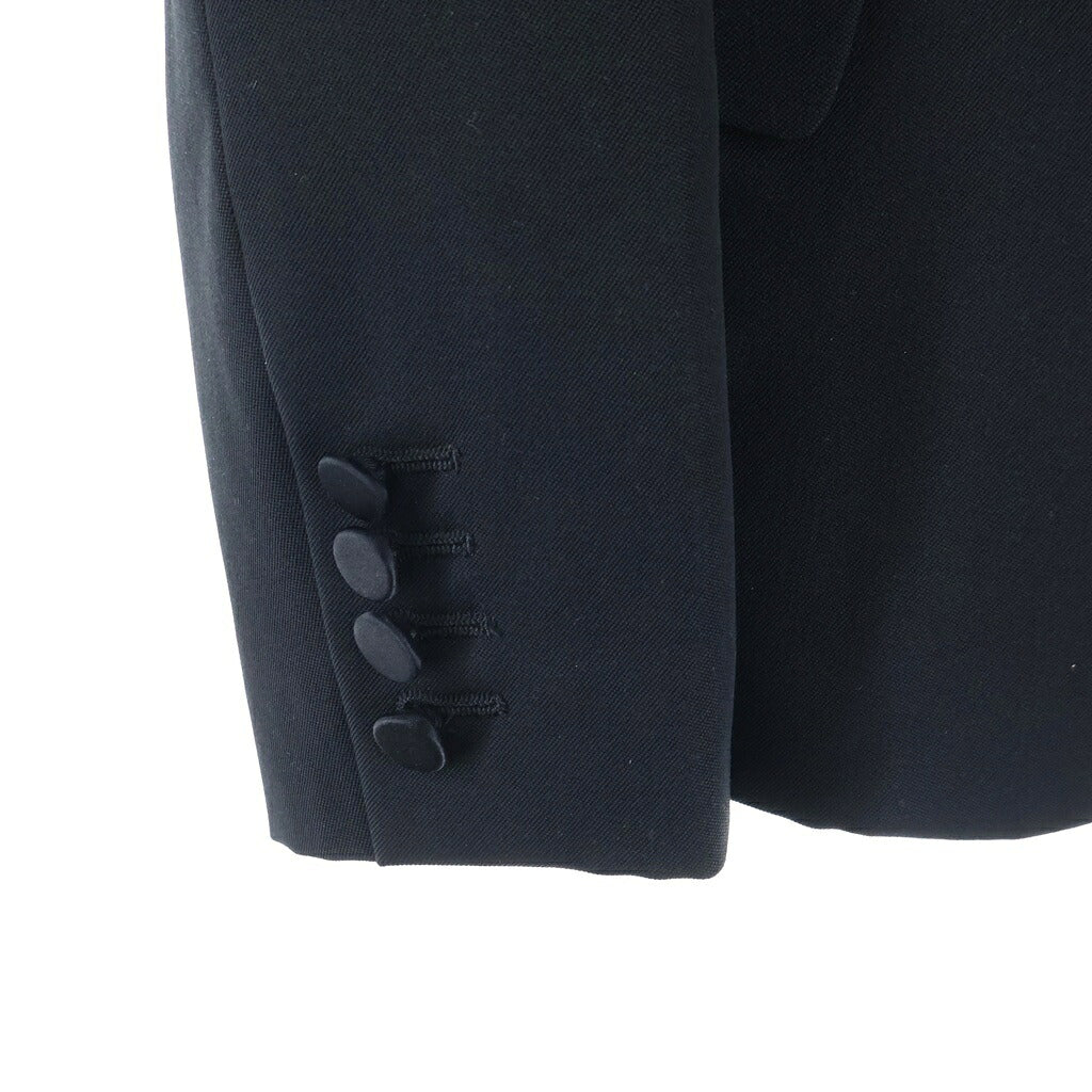 SAINT LAURENT PARIS(サンローランパリ) 19AW 1B SMOKING JACKET ピークドラペル スモーキング テーラードジャケット ブラック 517816 Y399W