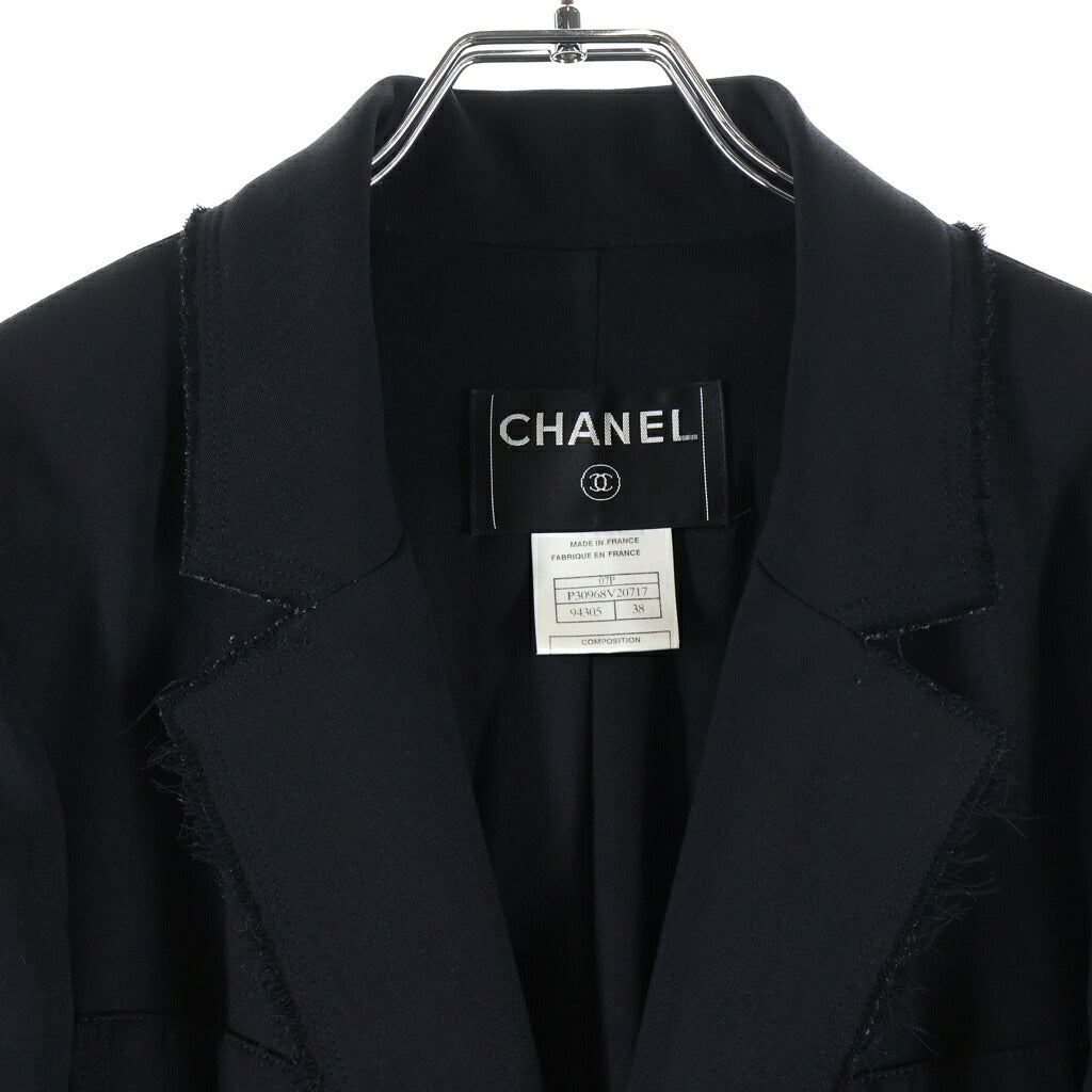 CHANEL(シャネル) 07SS ARCHIVE 4ポケット サファリテーラードジャケット ジャケット レディース ブラック P30968V20717