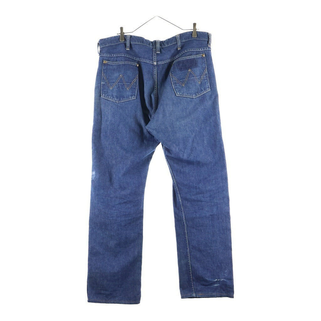 Wrangler(ラングラー) 60s VINTAGE 13MWZ ヴィンテージ 斜めベル オフセット ジップフライ デニムパンツ インディゴ