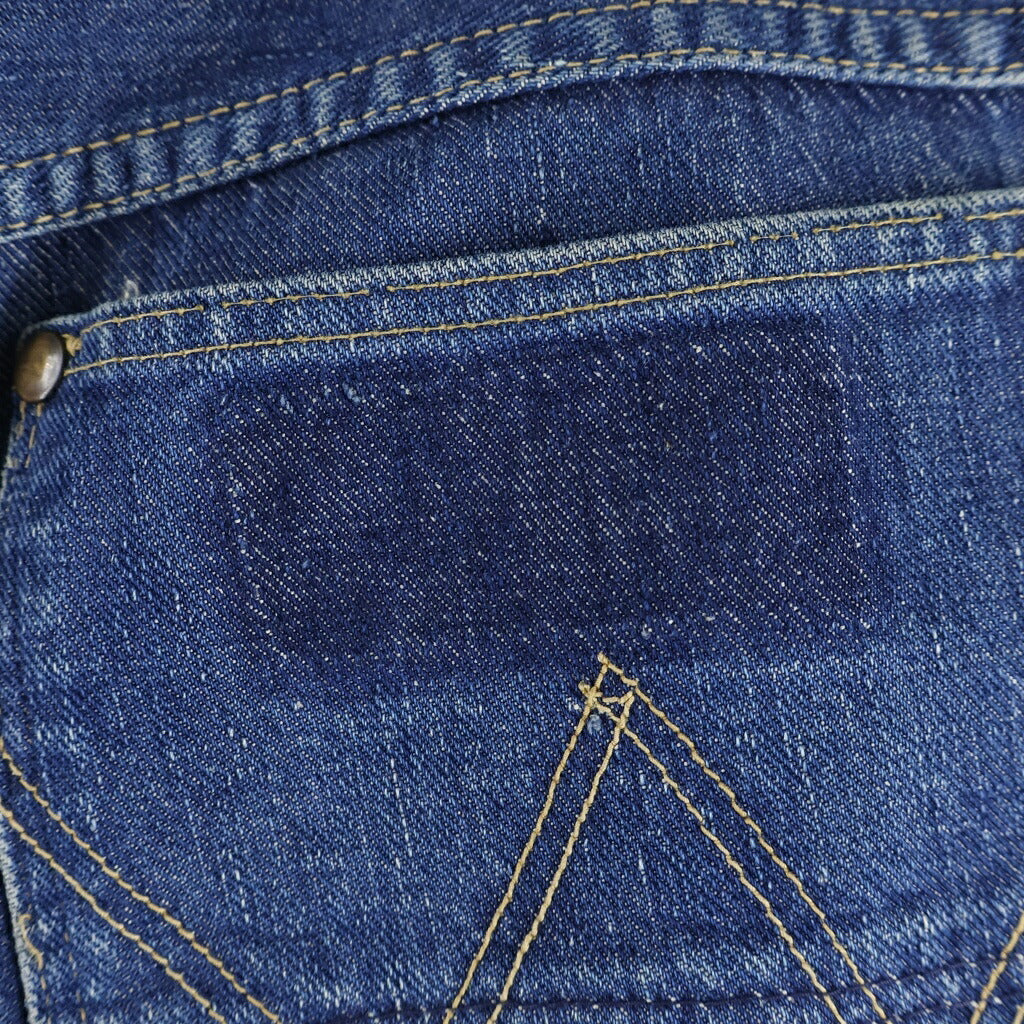 Wrangler(ラングラー) 60s VINTAGE 13MWZ ヴィンテージ 斜めベル オフセット ジップフライ デニムパンツ インディゴ