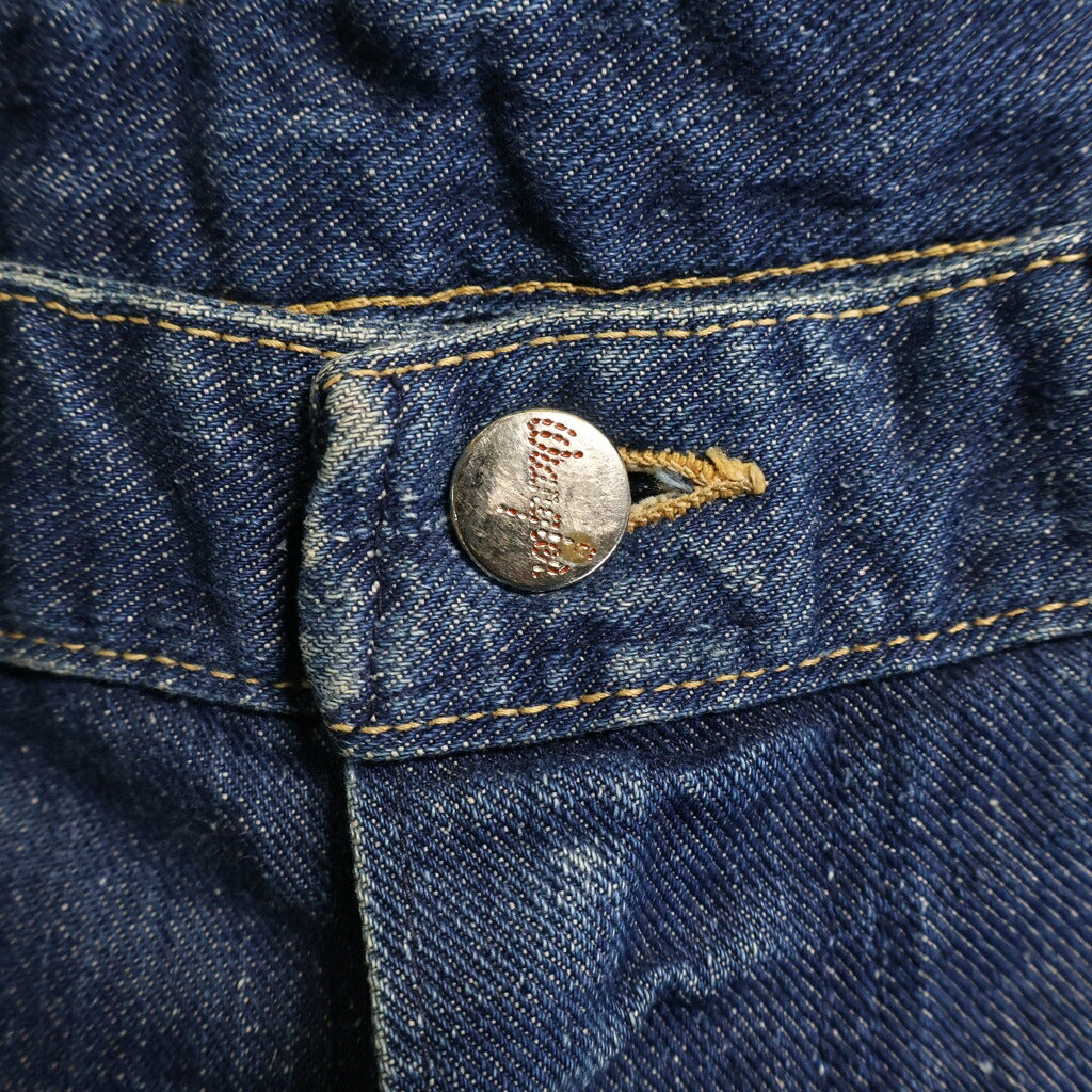 Wrangler(ラングラー) 60s VINTAGE 13MWZ ヴィンテージ 斜めベル オフセット ジップフライ デニムパンツ インディゴ