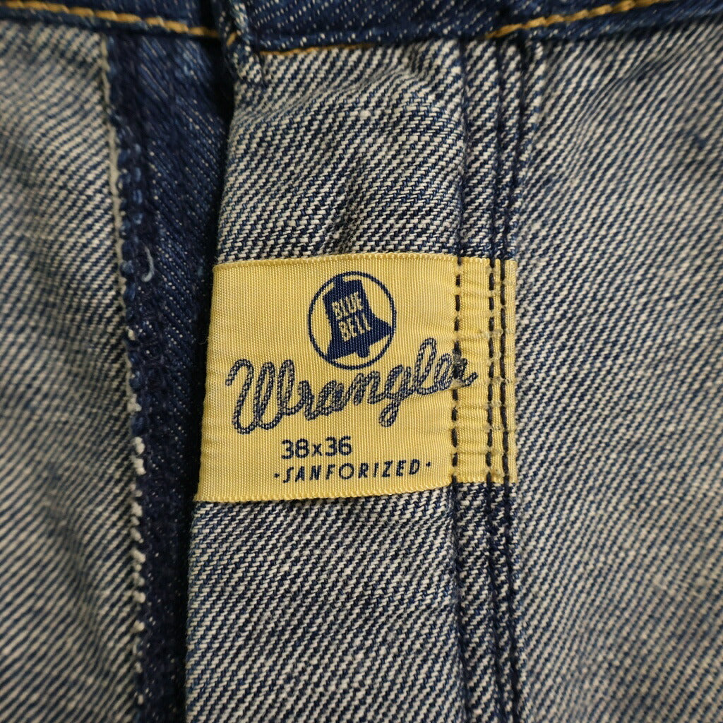 Wrangler(ラングラー) 60s VINTAGE 13MWZ ヴィンテージ 斜めベル オフセット ジップフライ デニムパンツ インディゴ