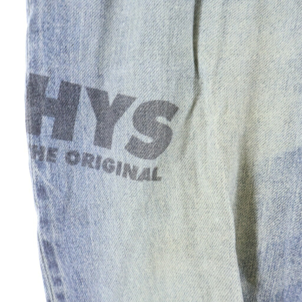 HYSTERIC GLAMOUR(ヒステリックグラマー) GUITAR GIRL ギターガール 転写プリント スウェットパンツ インディゴ レディース 02221CP07