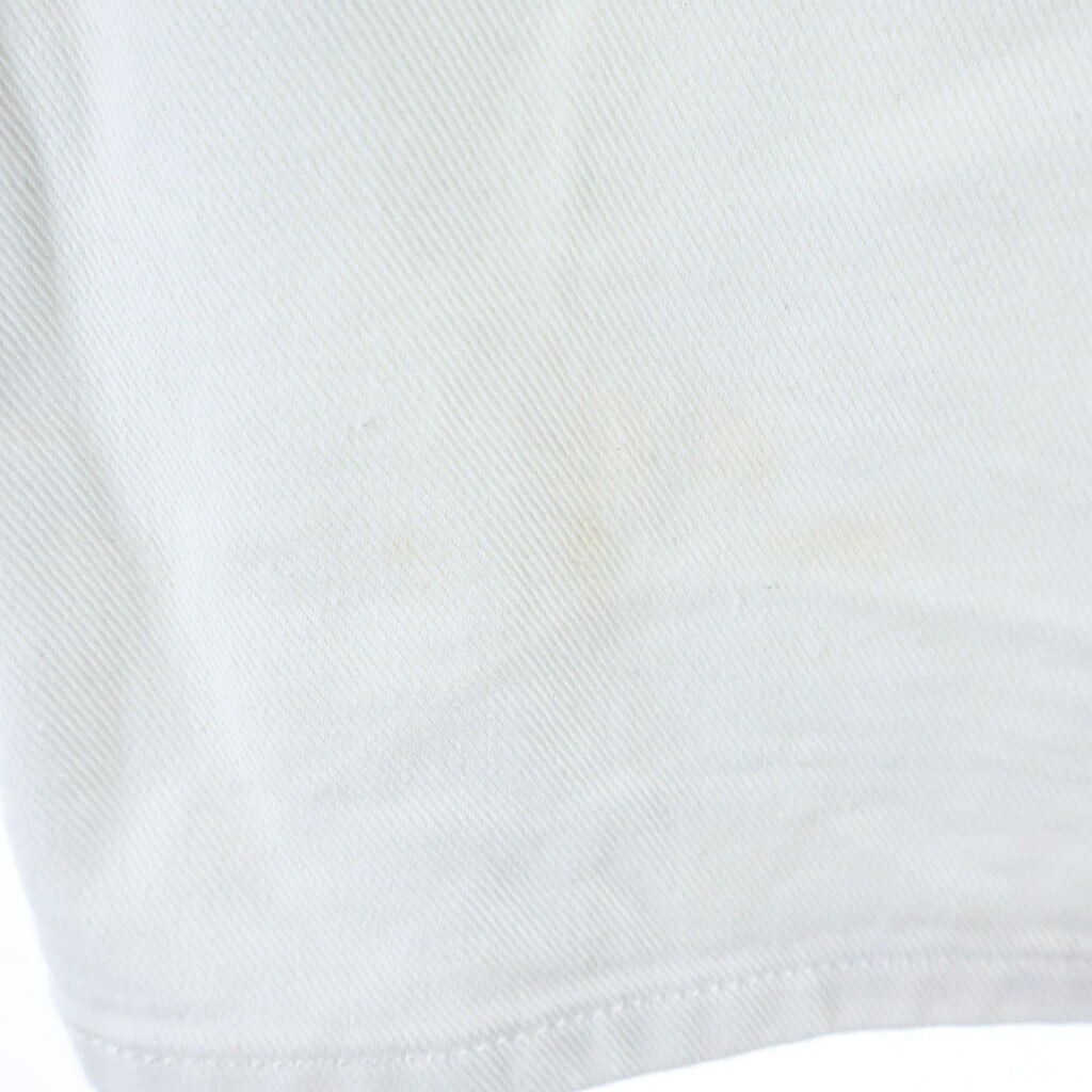 LOEWE(ロエベ) 24SS Cotton Denim Pants コットン ボタンフライ デニムパンツ ホワイト S540Y11X74