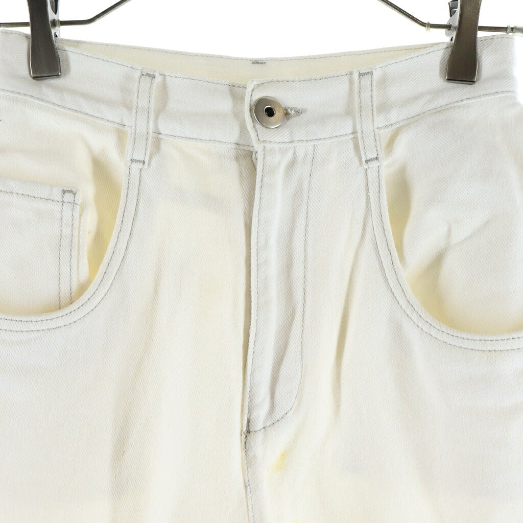 Maison Margiela(メゾンマルジェラ) 24SS Denim Pants スラッシュディテール デニムパンツ ホワイト S51LA0106 S47399