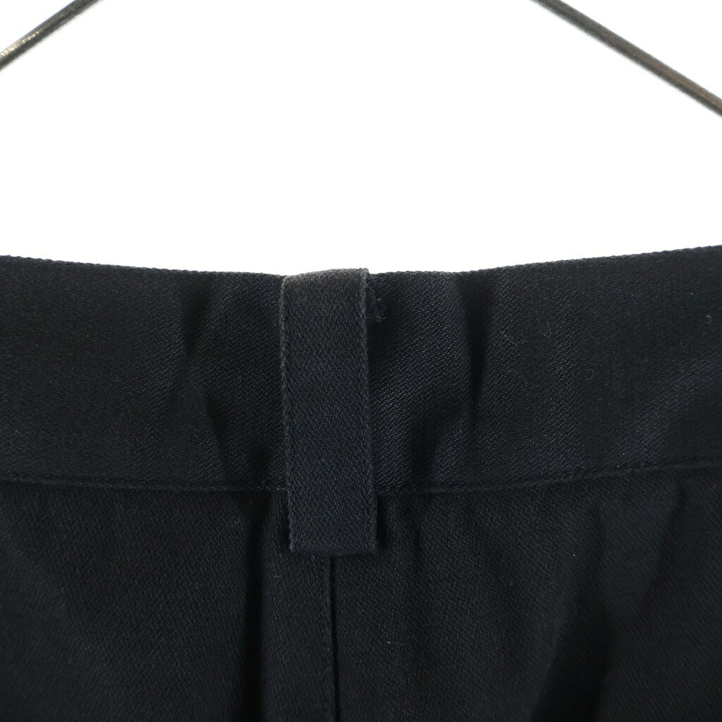 JIYONGKIM(ジヨンキム) 23AW SUN-BLEACHED DOUBLE KNEE TROUSERS ダブルニー ロングパンツ ブラック JK23AWPA09