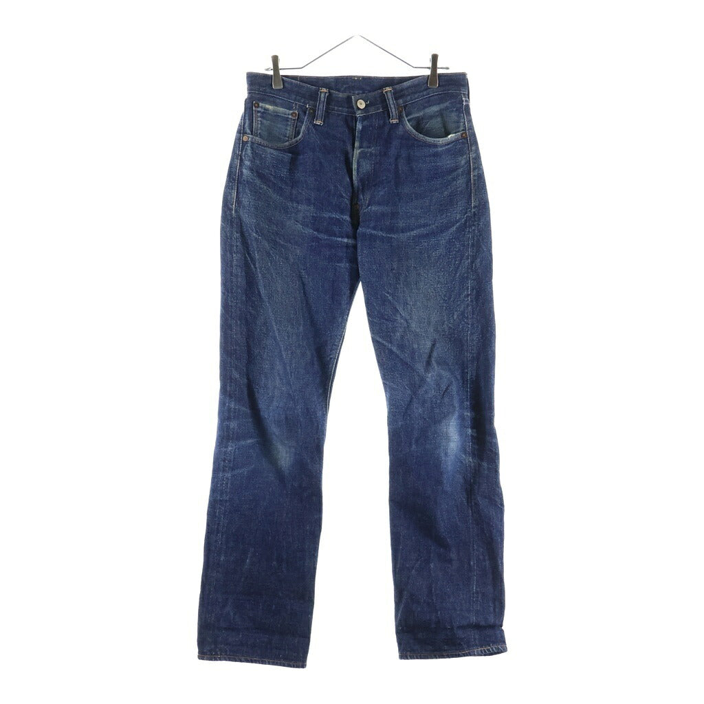 WAREHOUSE(ウェアハウス) ×Free & Easy (フリー&イージー) RM700 Denim Pants ボタンフライ バックル デニムパンツ インディゴ