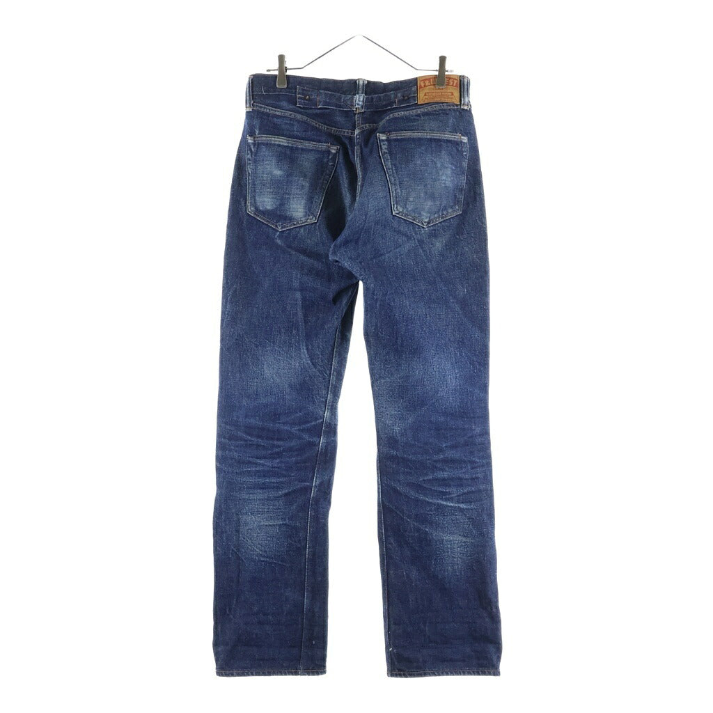 WAREHOUSE(ウェアハウス) ×Free & Easy (フリー&イージー) RM700 Denim Pants ボタンフライ バックル デニムパンツ インディゴ