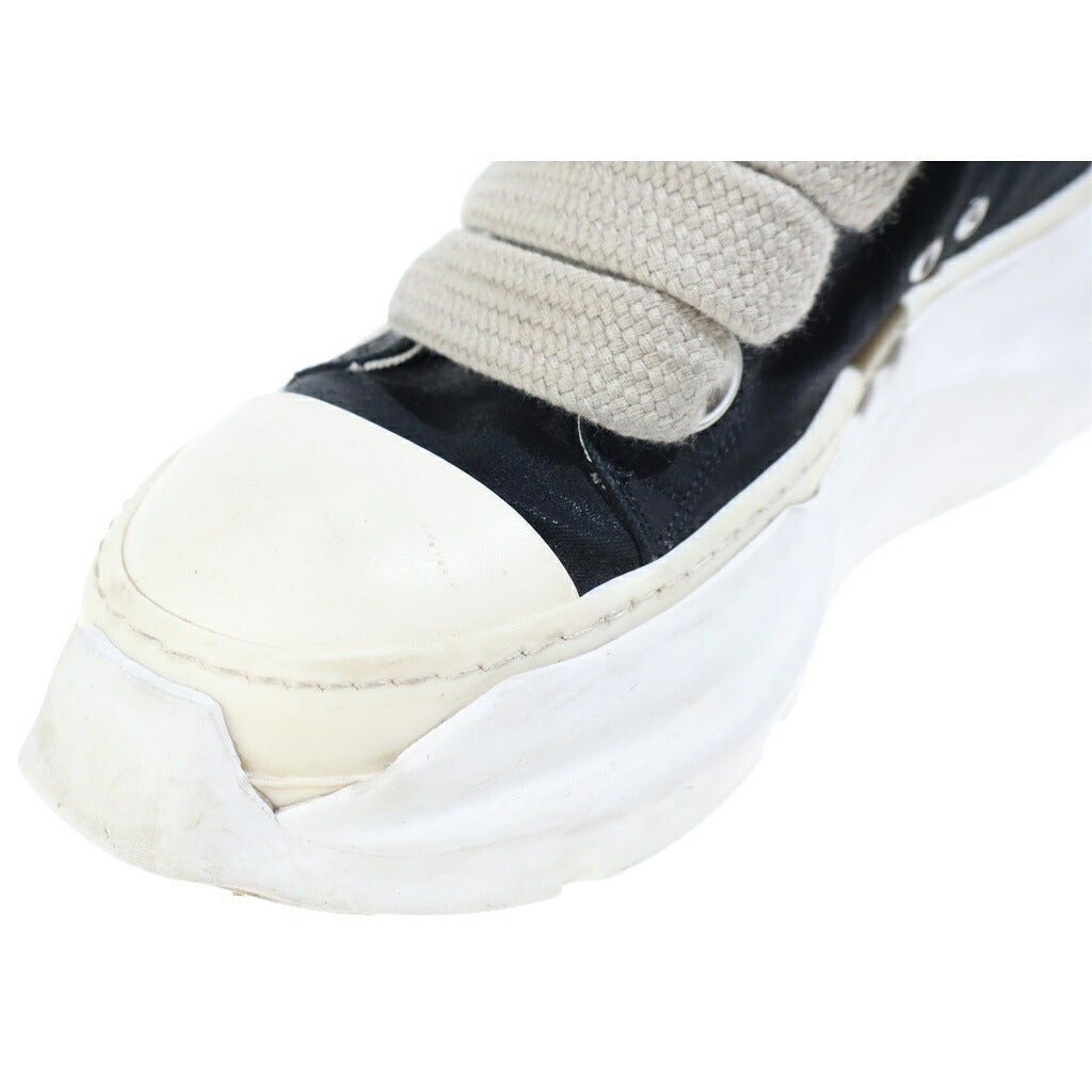 DRKSHDW(ダークシャドウ) JUMBO LACE ABSTRACT ジャンボレース アブストラクト ローカットスニーカー ブラック
