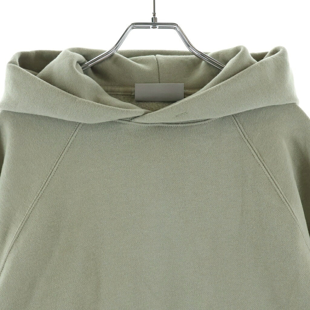 FEAR OF GOD ESSENTIALS(フィアオブゴッド エッセンシャルズ) HOODIE バックラバーロゴ プルオーバースウェットパーカー フーディー カーキ