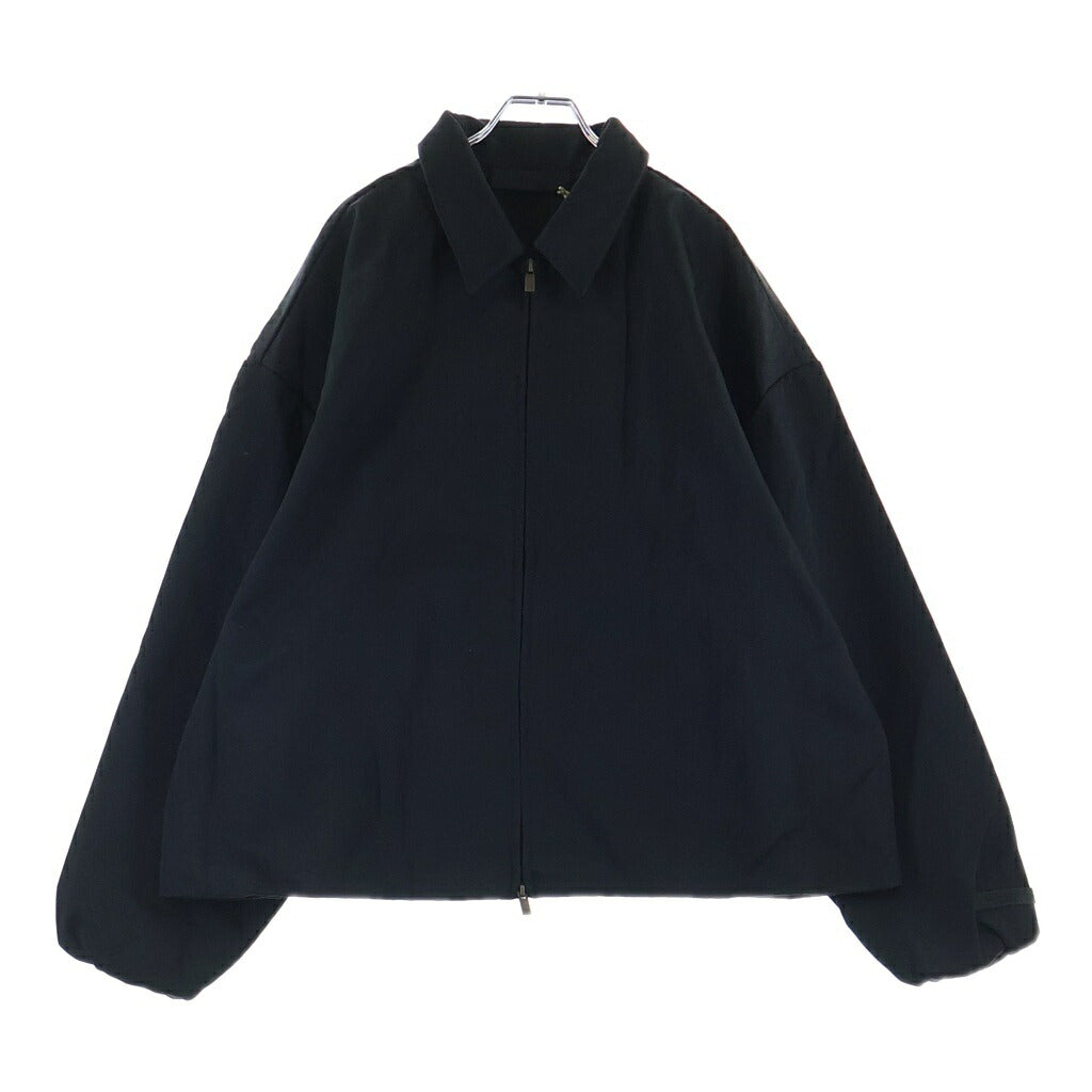 FEAR OF GOD ESSENTIALS(フィアオブゴッド エッセンシャルズ) TEXTURED NYLON TRUCKER JACKET ナイロントラッカージャケット ブラック