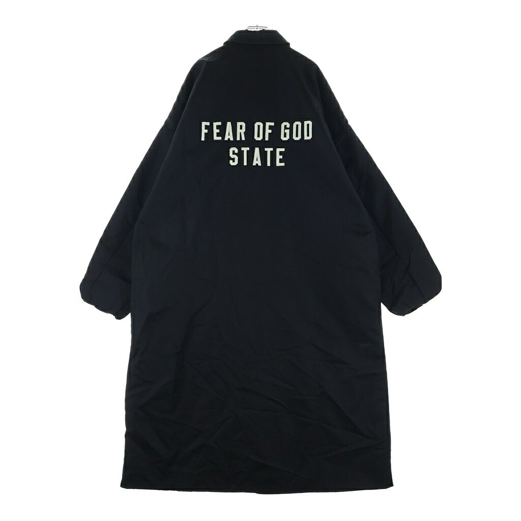 FEAR OF GOD ESSENTIALS(フィアオブゴッド エッセンシャルズ) TEXTURED NYLON TRENCH COAT ナイロントレンチコート ブラック