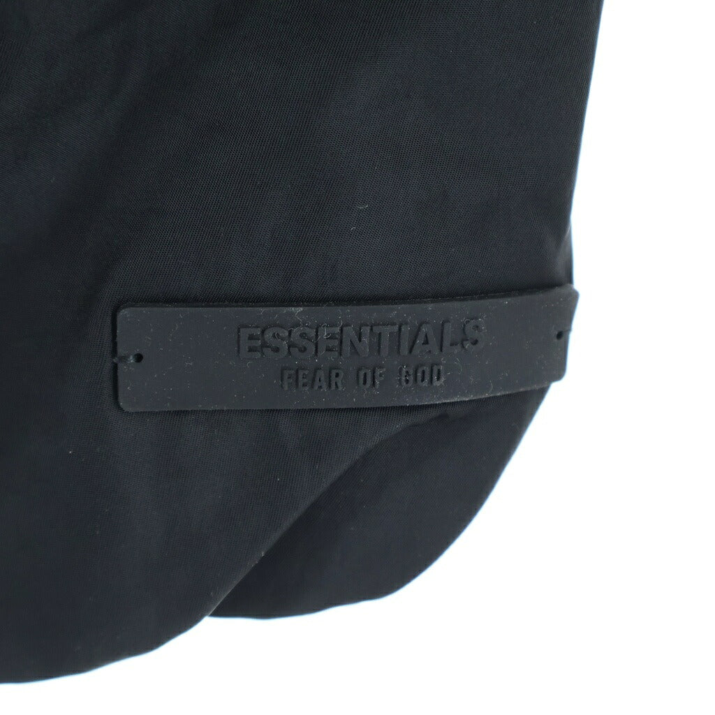 FEAR OF GOD ESSENTIALS(フィアオブゴッド エッセンシャルズ) TEXTURED NYLON TRENCH COAT ナイロントレンチコート ブラック