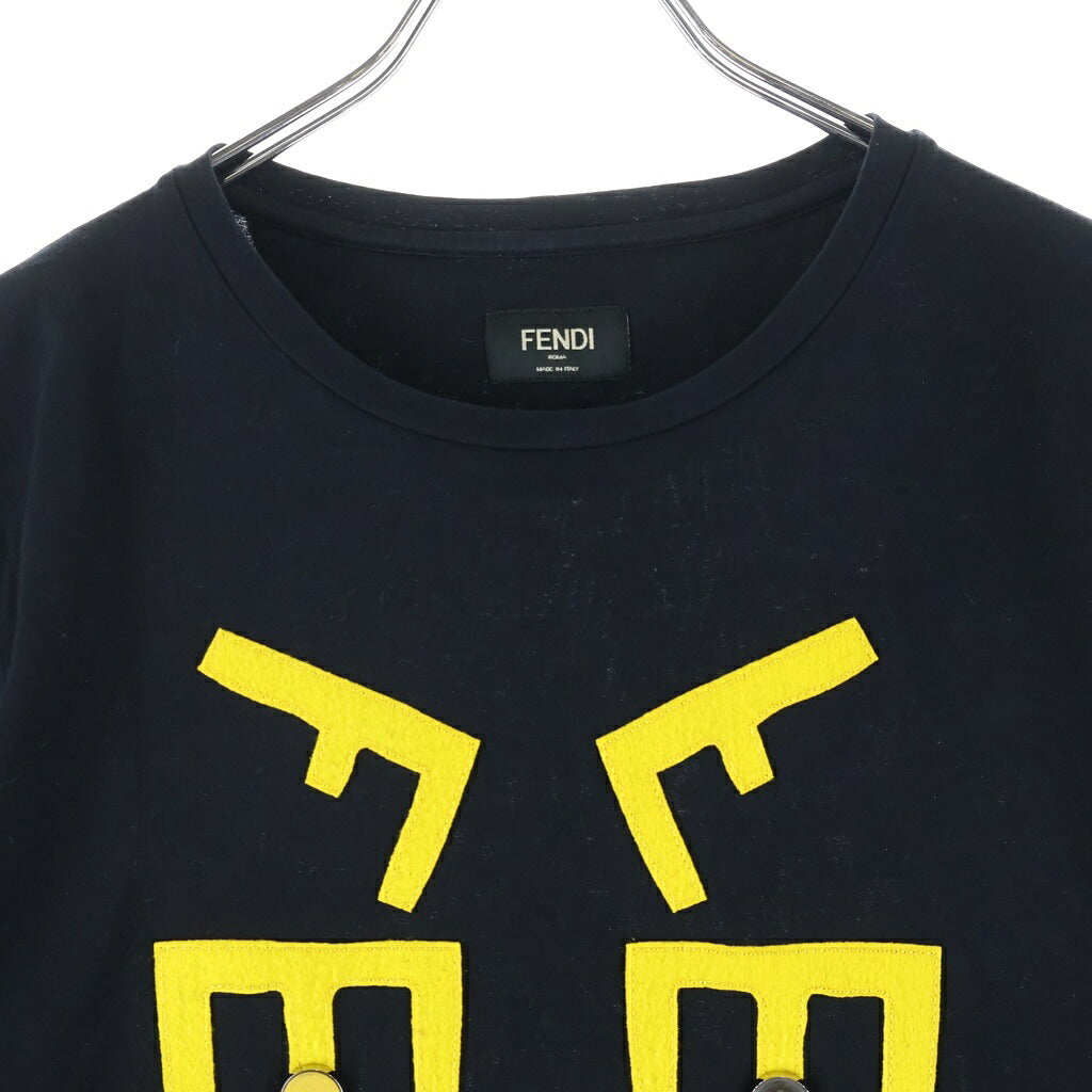 FENDI(フェンディ) T-Shirt 半袖Tシャツ ブラック FY0682