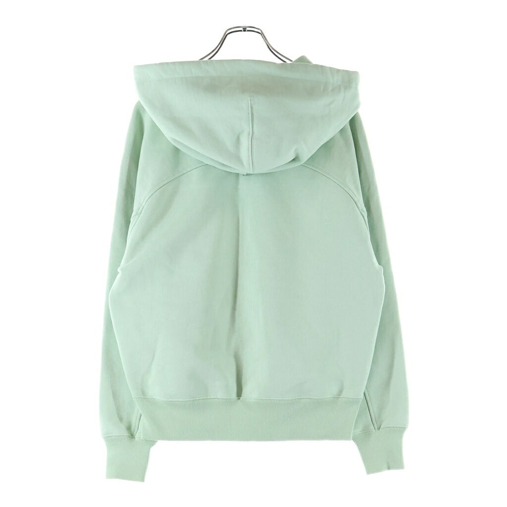 AMI Alexandre Mattiussi(アミアレクサンドルマテュッシ) Zip Up Hoodie ハートロゴ刺繍 ジップアップスウェットパーカー フーディー グリーン E22USW402.747