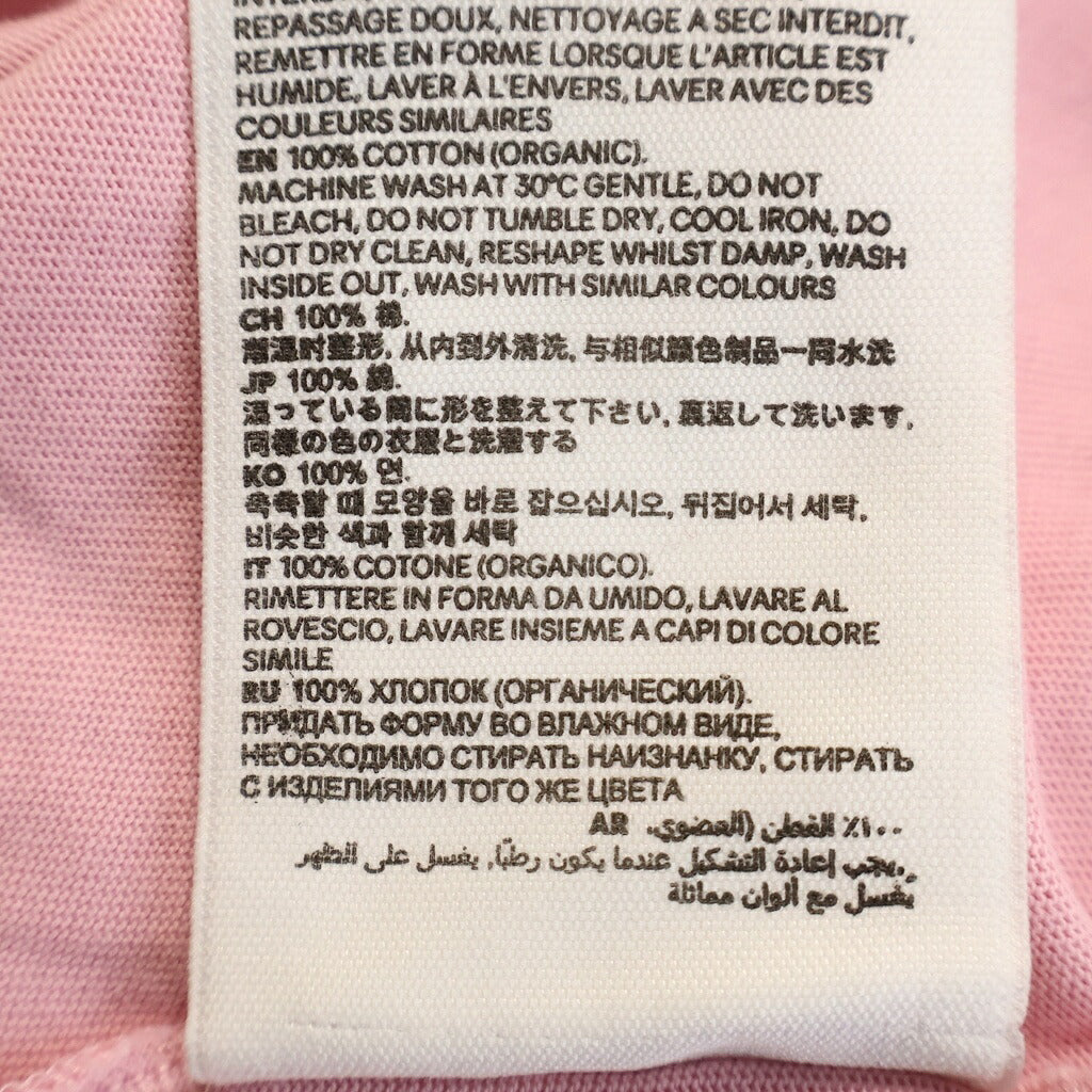AMI Alexandre Mattiussi(アミアレクサンドルマテュッシ) T-Shirt ハートロゴ刺繍 半袖Tシャツ ピンク E22UTS002.726