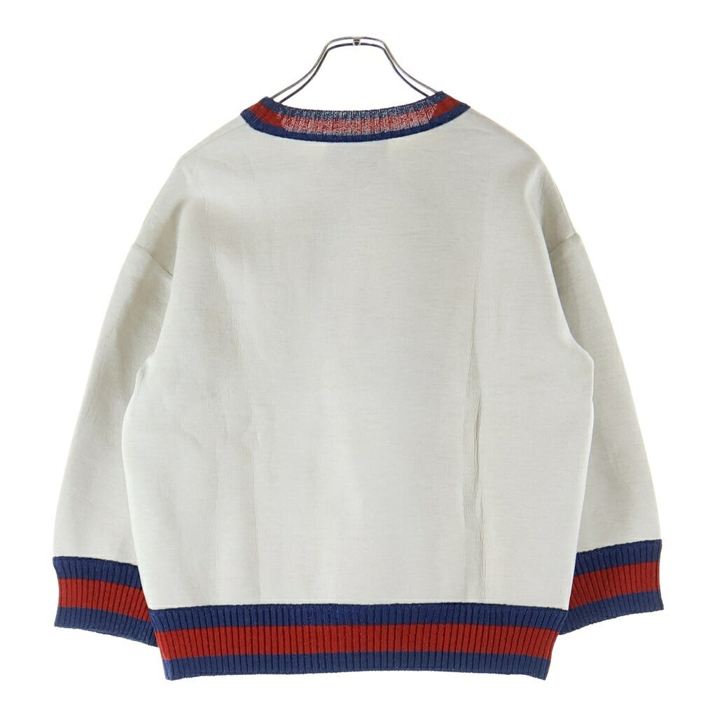 GUCCI(グッチ) Neoprene Ghost Oversized Sweatshirt ゴースト クルーネックスウェットトレーナー グレー 422724 X5G89
