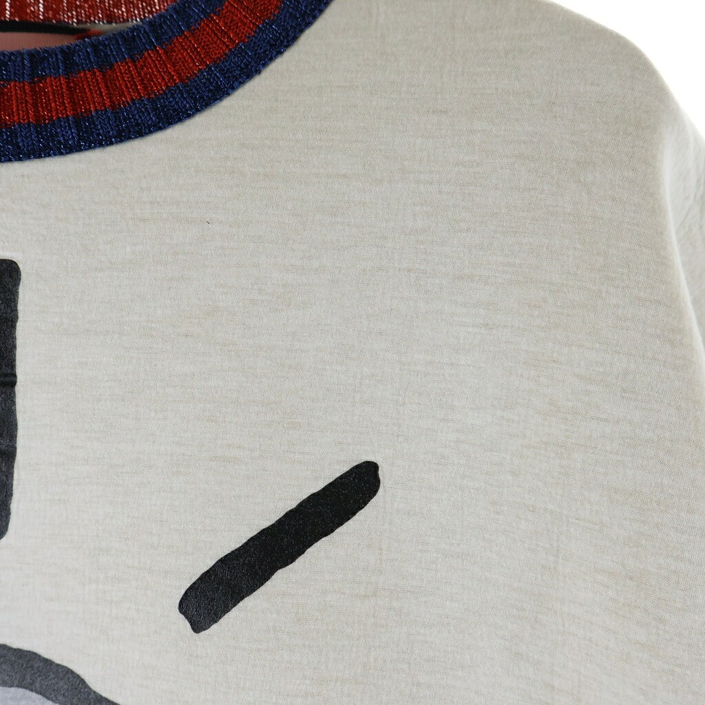 GUCCI(グッチ) Neoprene Ghost Oversized Sweatshirt ゴースト クルーネックスウェットトレーナー グレー 422724 X5G89