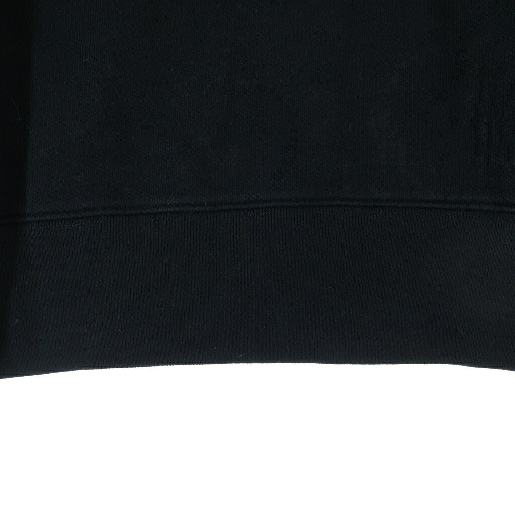 OFF-WHITE(オフホワイト) 18AW Sweatshirt ジップデザイン クルーネックスウェットトレーナー ブラック OWBA041E18003085