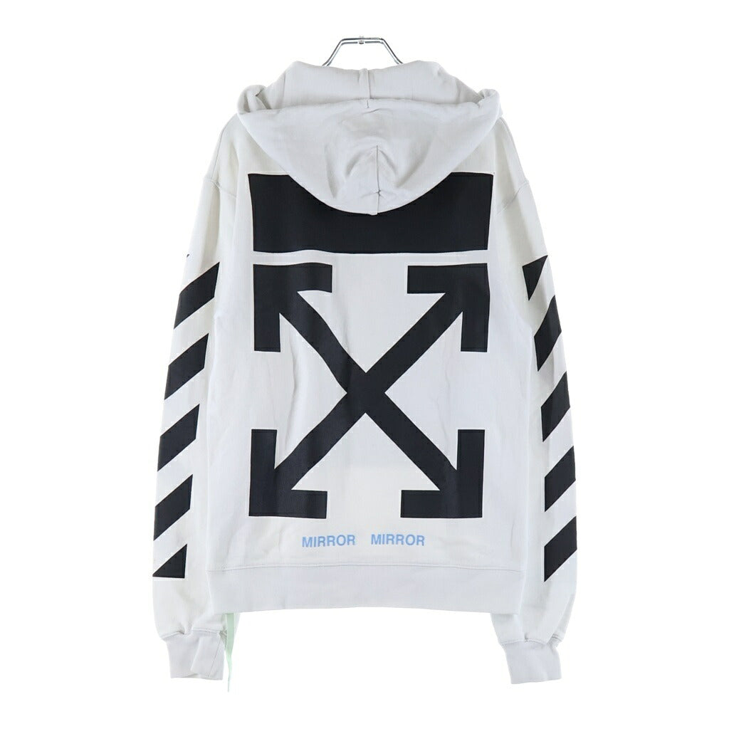 OFF-WHITE(オフホワイト) 17SS Caravaggio Hoodie カラヴァッジョ プルオーバースウェットパーカー フーディー ホワイト