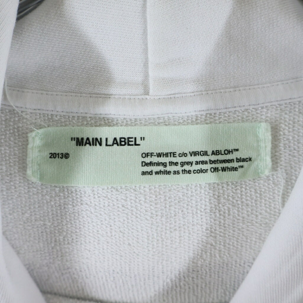 OFF-WHITE(オフホワイト) 17SS Caravaggio Hoodie カラヴァッジョ プルオーバースウェットパーカー フーディー ホワイト
