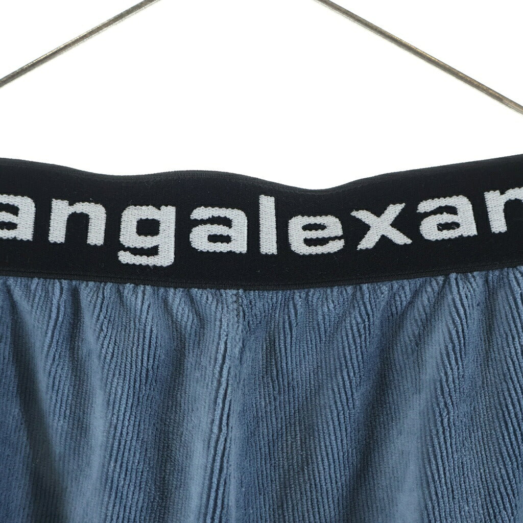 ALEXANDER WANG(アレキサンダーワン) Corduroy Pants コーデュロイハーフパンツ ショーツ ネイビー レディース