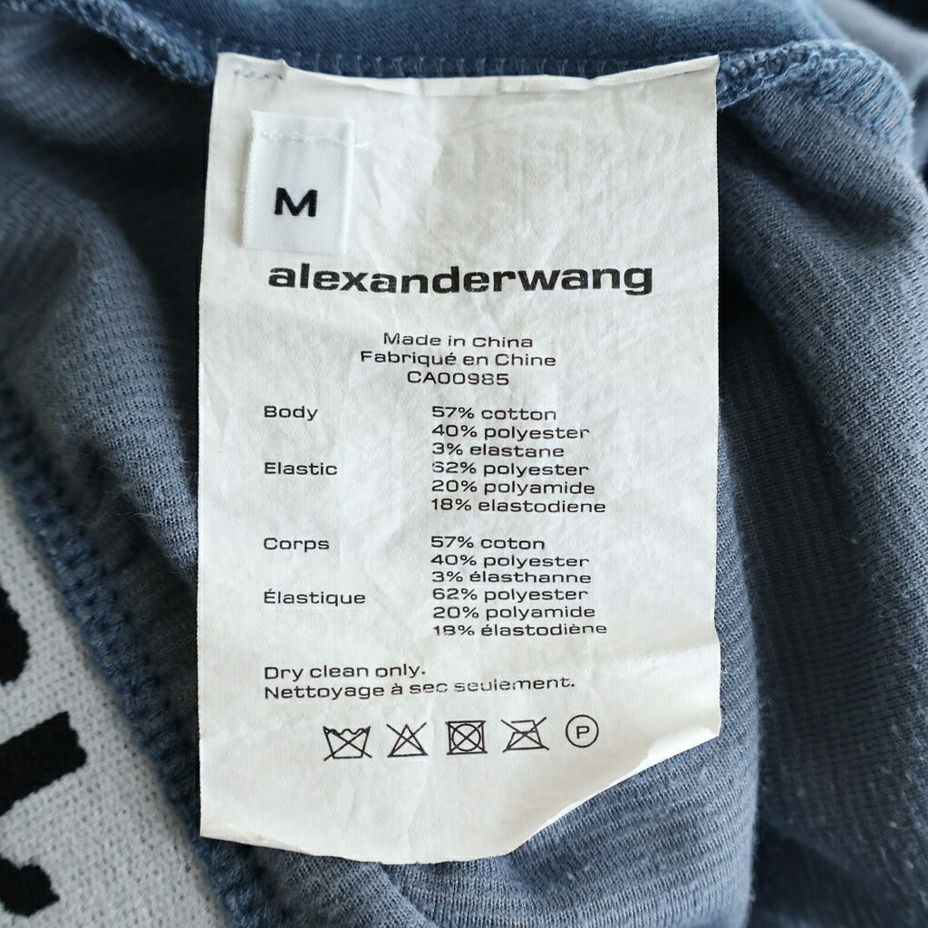 ALEXANDER WANG(アレキサンダーワン) Corduroy Pants コーデュロイハーフパンツ ショーツ ネイビー レディース