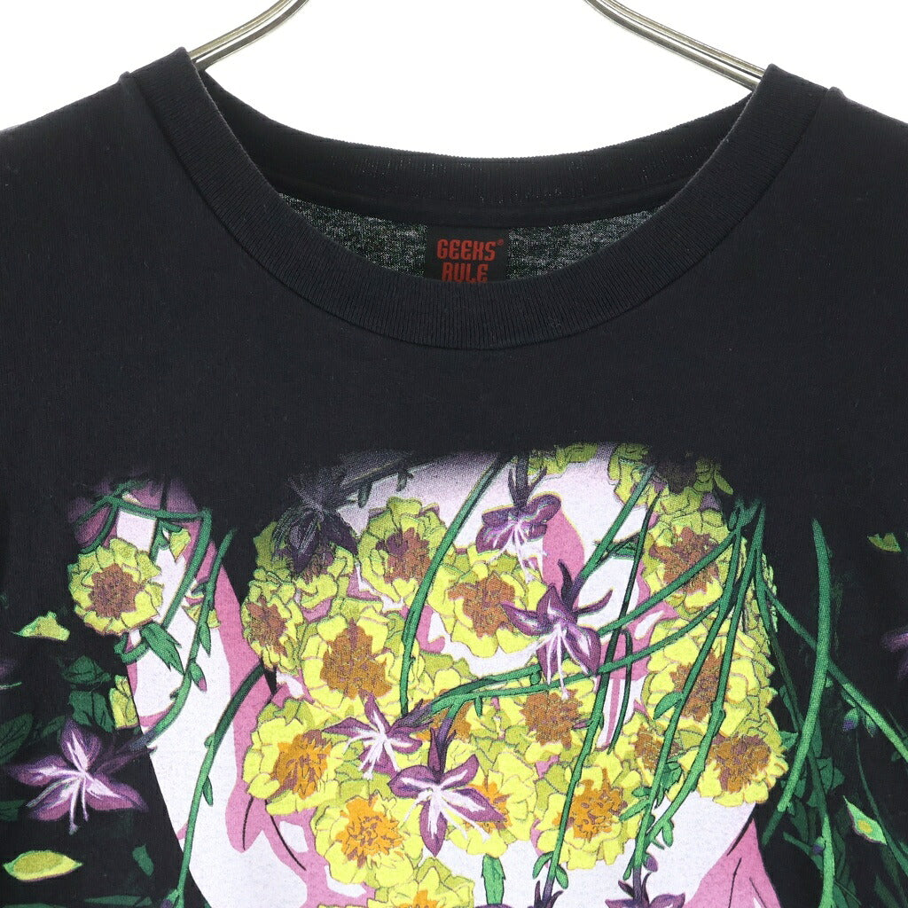 GEEKSRULE(ギークスルール) CHAINSAW MAN The Movie: Reze Arc 15 SILKSCREEN PRINTING T SHIRT チェンソーマン 劇場版 レぜ 半袖Tシャツ ブラック