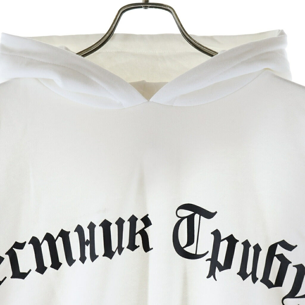 YEEZY(イージー) Gosha Rubchinskiy Tribune Herald HD-01 Hoodie ゴーシャラブチンスキー プルオーバースウェットパーカー フーディー ホワイト