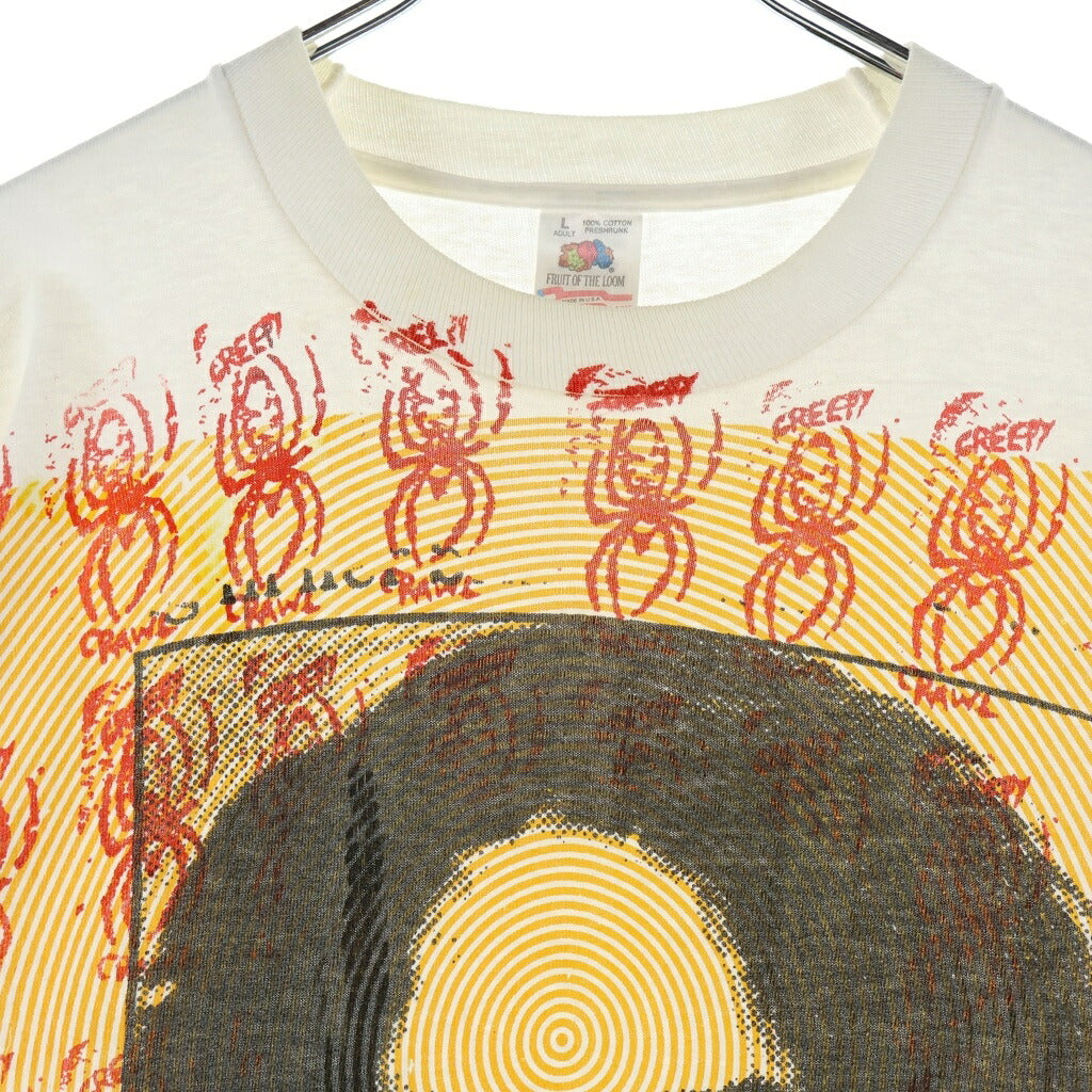 VINTAGE(ヴィンテージ) 90s DON ROCK MANSON TEE ドンロック チャールズマンソン 半袖Tシャツ カットソー ホワイト