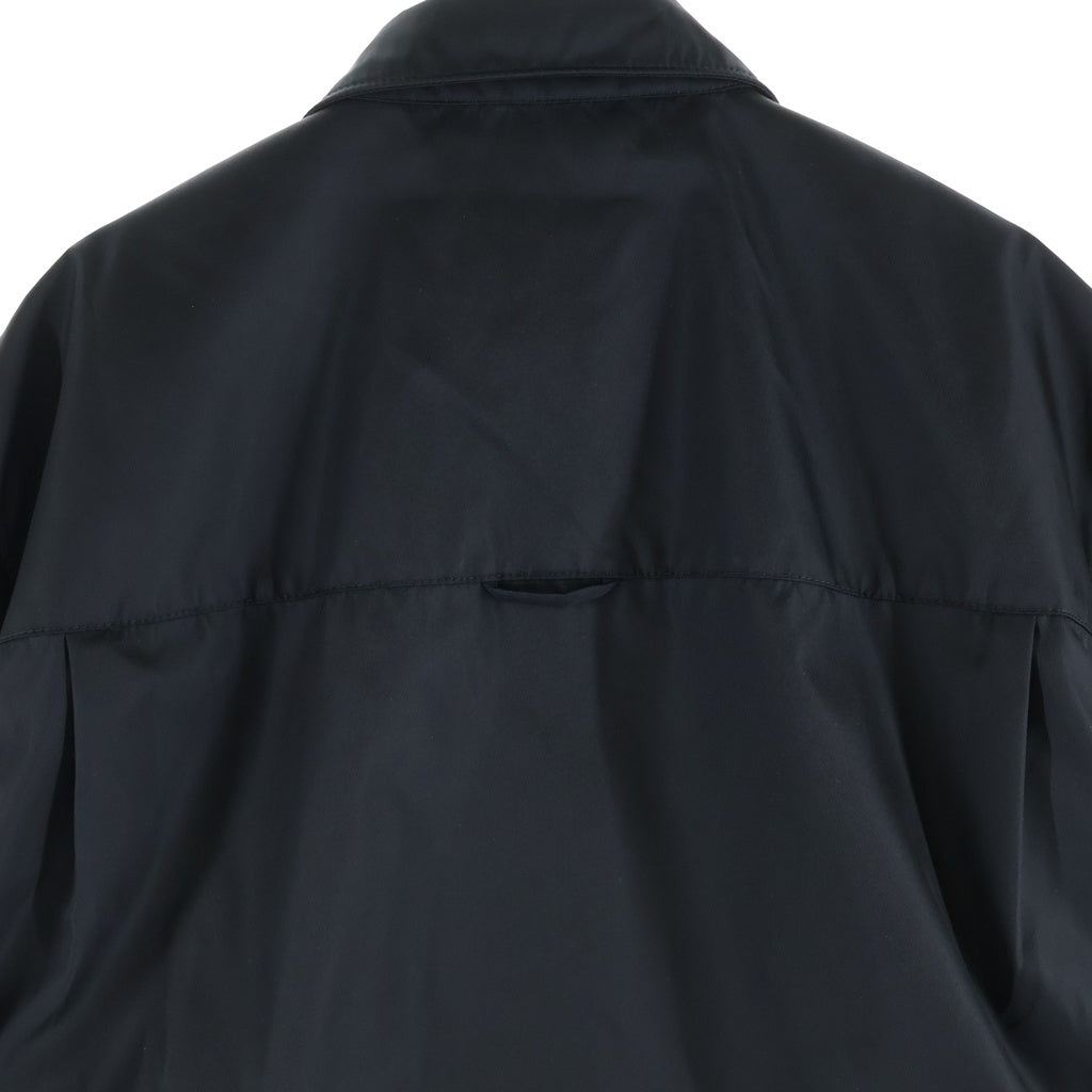 PRADA(プラダ) Re-Nylon トライアングルプレート シャツジャケット ブラック SC514 S202 1WQ8