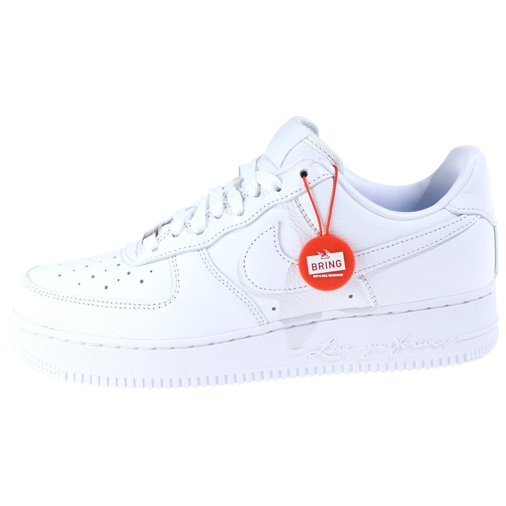 NIKE(ナイキ) ×DRAKE NOCTA AIR FORCE 1 LOW LOVE YOU FORVER WHITE ドレイクノクタ エアフォース1 ローカットスニーカー ホワイト US9/27cm CZ8065-100