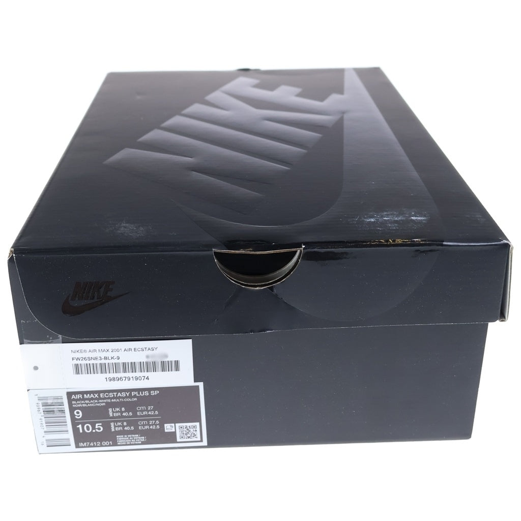 NIKE(ナイキ) ×Supreme Max 2001 Air Ecstasy ×シュプリーム エアマックス2001 エアエクスタシー ローカットスニーカー ブラック US8/27cm IM7412-001