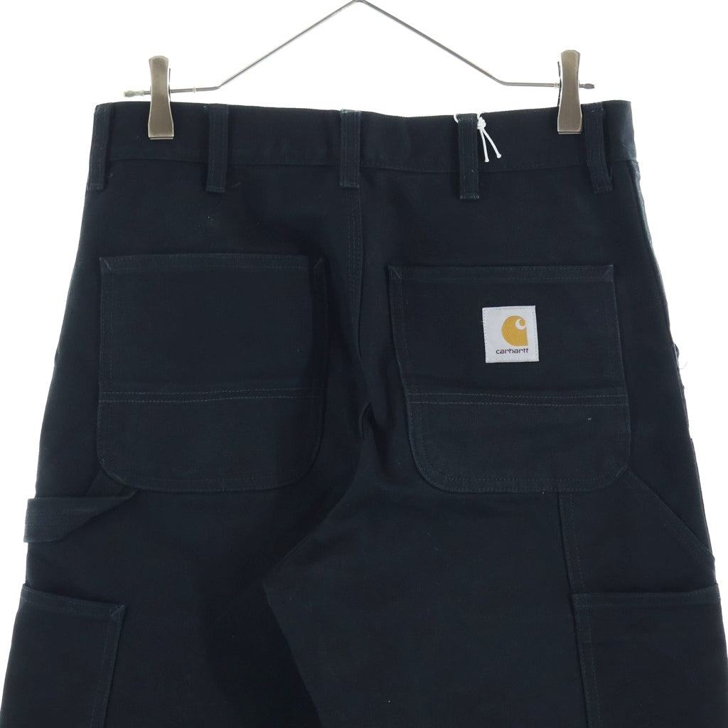 CARHARTT(カーハート) Double Knee Pant ロゴパッチ ジップフライ ダブルニー デニムパンツ ブラック IO31501-26FP