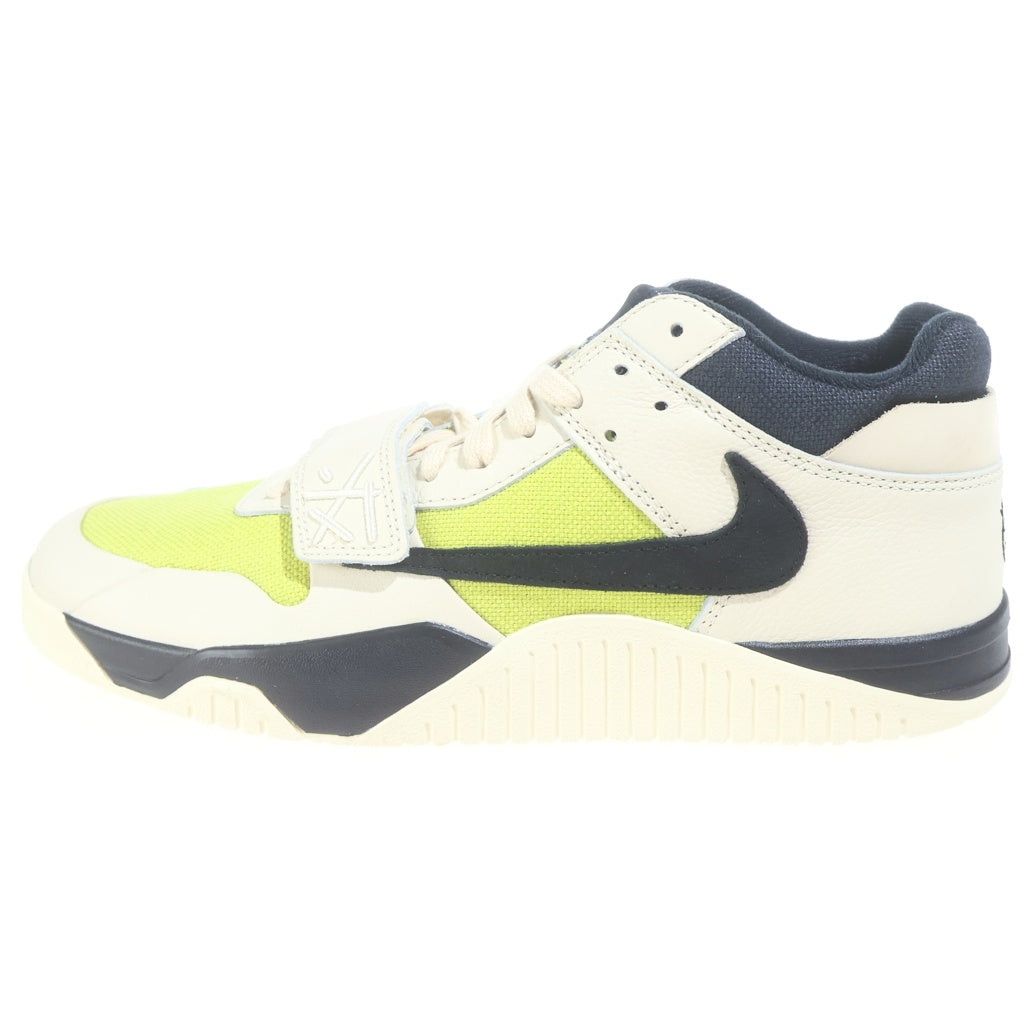 NIKE(ナイキ) ×TRAVIS SCOTT JUMPMAN JACK TR CJ1 T-REXX FZ8117-102 トラヴィススコット ジャンプマンジャック ティーレックス ローカットスニーカー ベージュ/イエロー US11.5/29.5cm