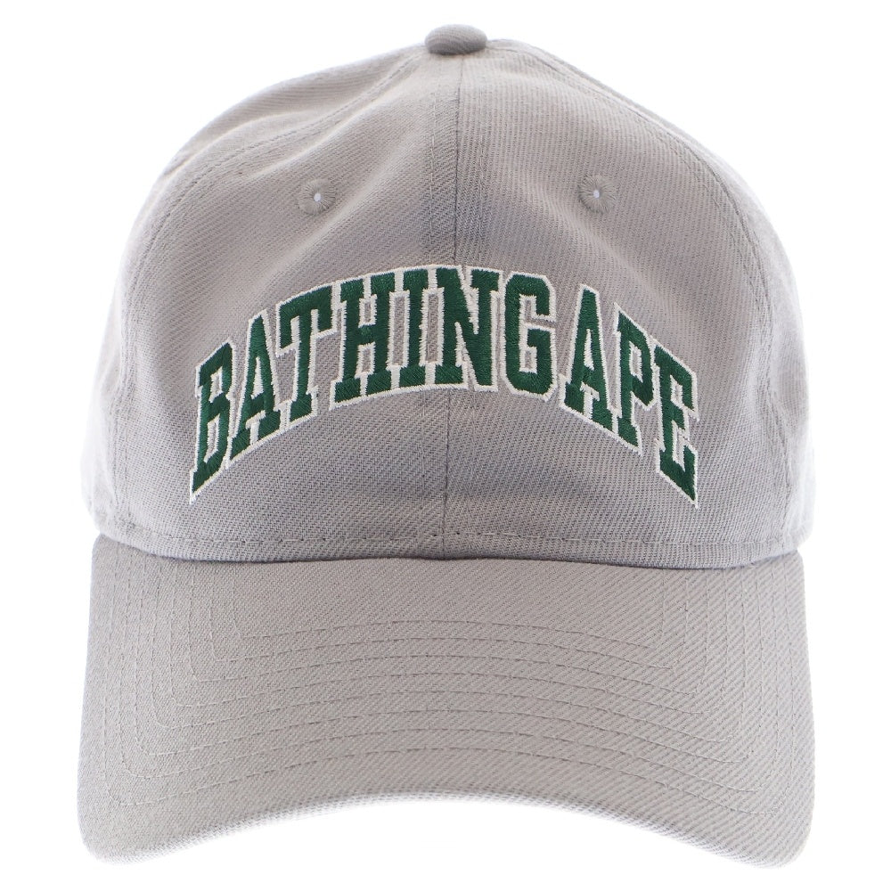 A BATHING APE(アベイシングエイプ) ×NEW ERA 9Twenty 刺繍ロゴベースボールキャップ グレー 9Twenty