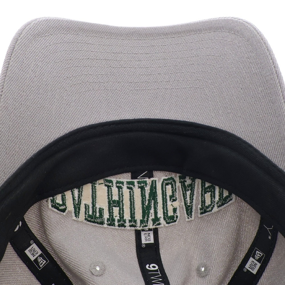 A BATHING APE(アベイシングエイプ) ×NEW ERA 9Twenty 刺繍ロゴベースボールキャップ グレー 9Twenty