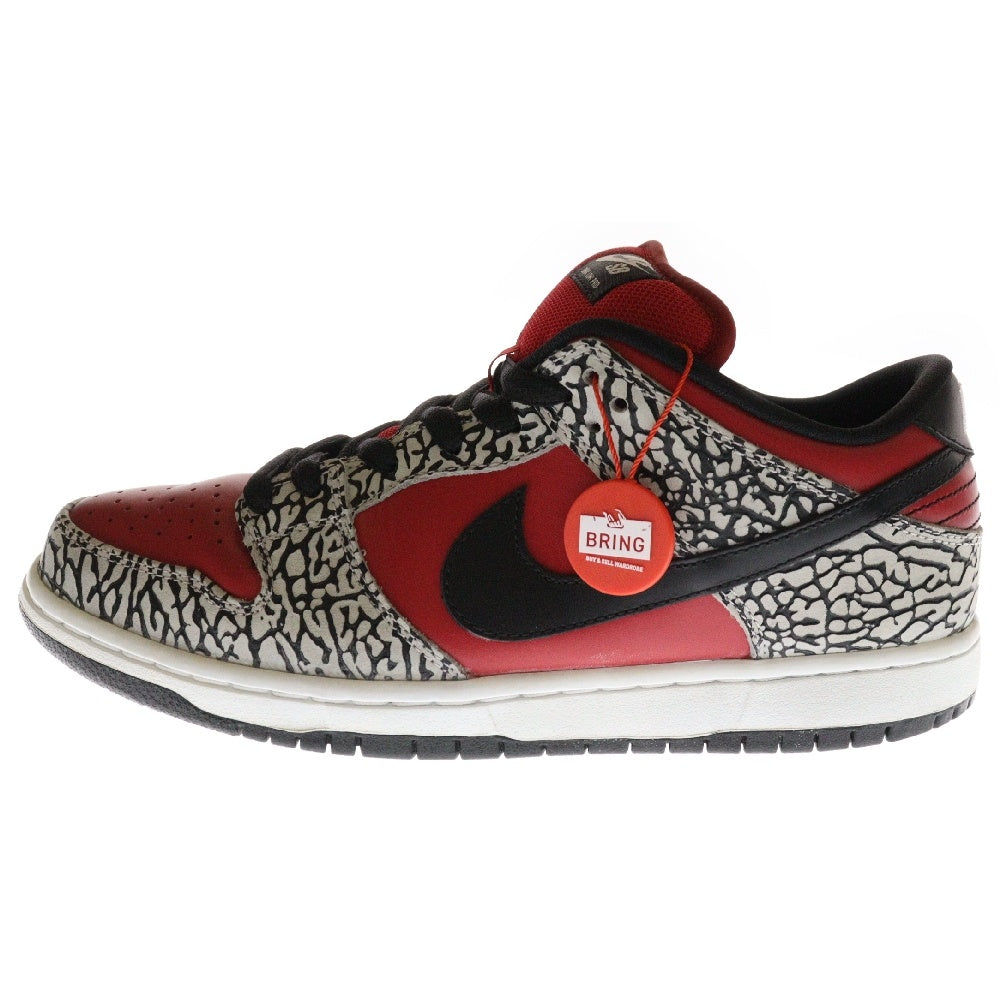 NIKE SB(ナイキエスビー) 12SS ×SUPREME DUNK LOW PREMIUM SB シュプリーム ダンク プレミアム ローカットスニーカー レッド US10/28.0cm 313170-600