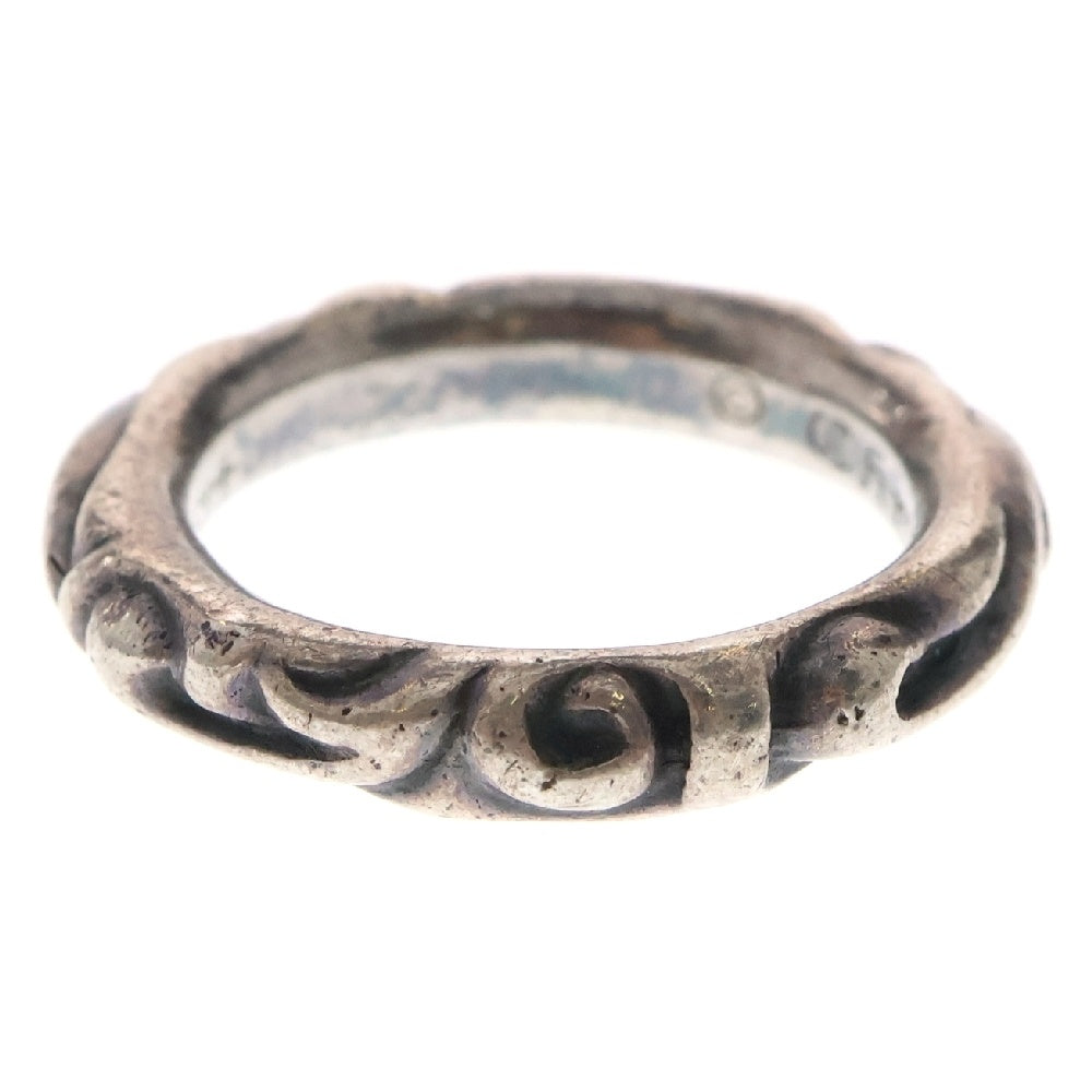 CHROME HEARTS(クロムハーツ) SCRL BAND スクロールバンド リング シルバー BCA351 8.5号