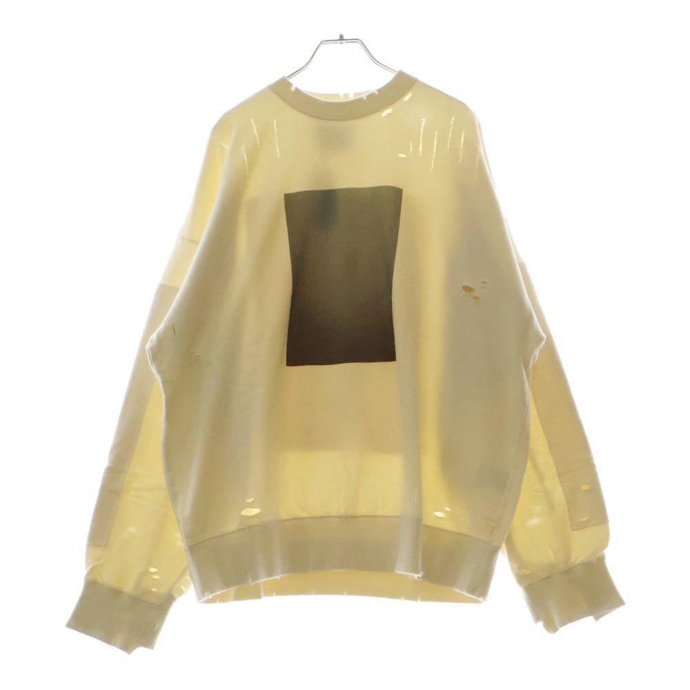 Stein(シュタイン) OVERSIZED REBUILD SWEAT LS オーバーサイズド リビルド スウェット クルーネックスウェット ホワイト ST.525-1