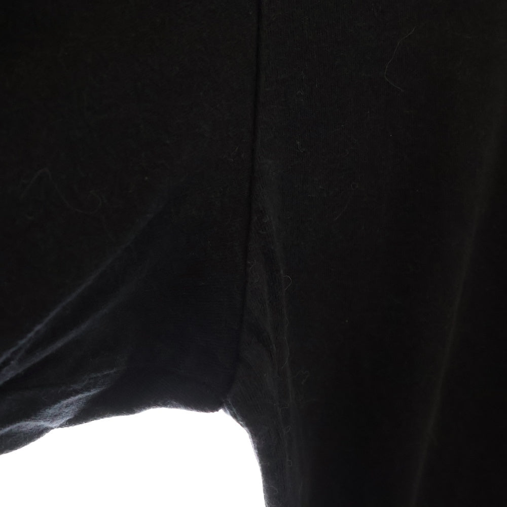 CHROME HEARTS(クロムハーツ) HORSESHOE L/S 袖フローラル バックホースシュープリント 長袖Tシャツ カットソー ブラック