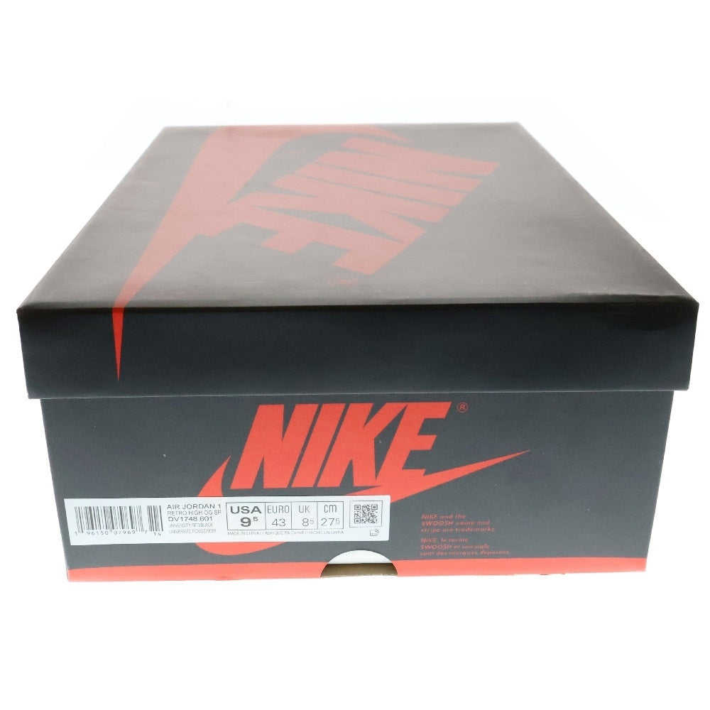 NIKE(ナイキ) AIR JORDAN 1 HIGH OG SP Next Chapter DV1748-601 エアジョーダン1 ハイ OG SP ネクストチャプター ハイカットスニーカー ホワイト/レッド US9.5/27.5cm