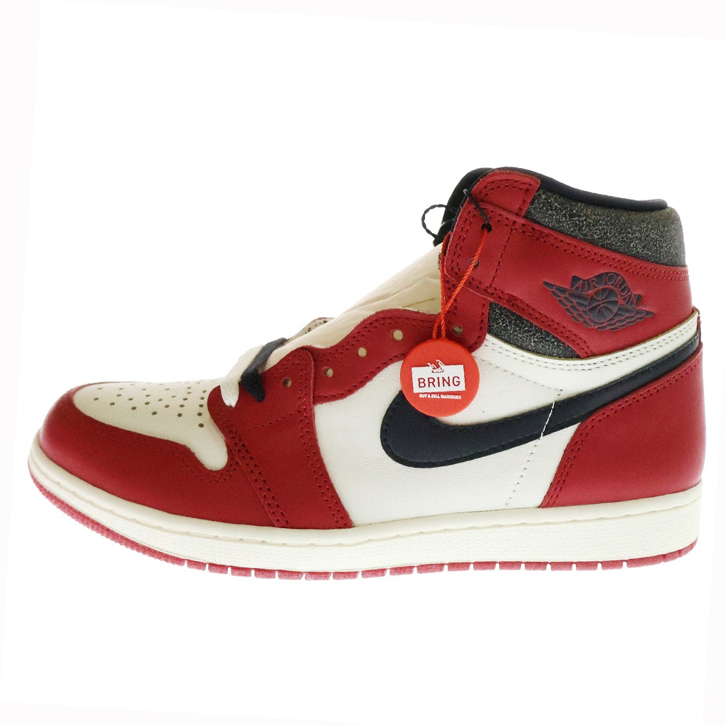NIKE(ナイキ) AIR JORDAN 1 HIGH OG CHICAGO LOST & FOUND DZ5485-612 エアジョーダン1 シカゴ ロストアンドファウンド ハイカットスニーカー ホワイト/レッド US9.5/27.5cm