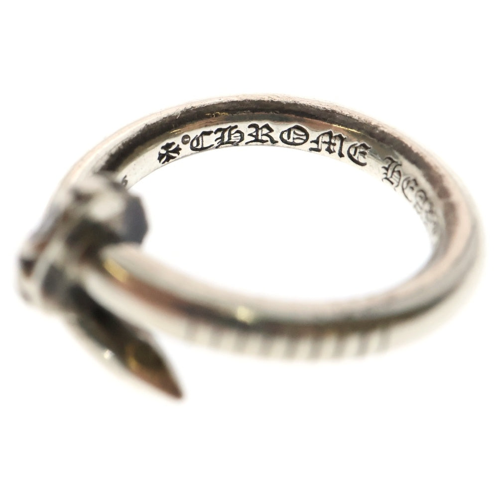 CHROME HEARTS(クロムハーツ) NAIL CRSBALL ネイル クロスボール リング シルバー BCA349